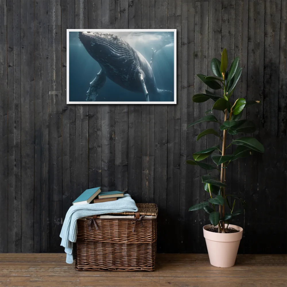 Graced by the Depths | Canvas with White Frame | 20″×30″