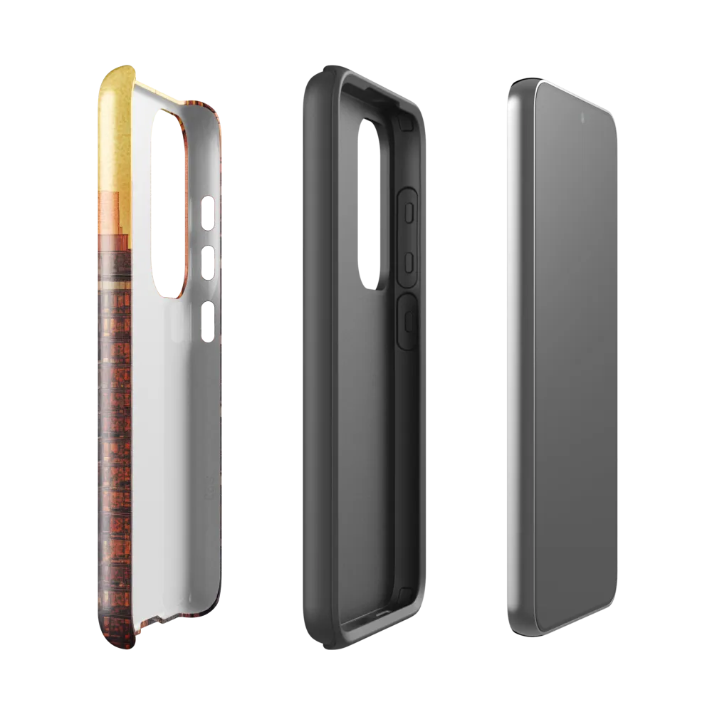 Urban Serenity at Sunset | Phone Case |  S23 | Tough Case | Glossy