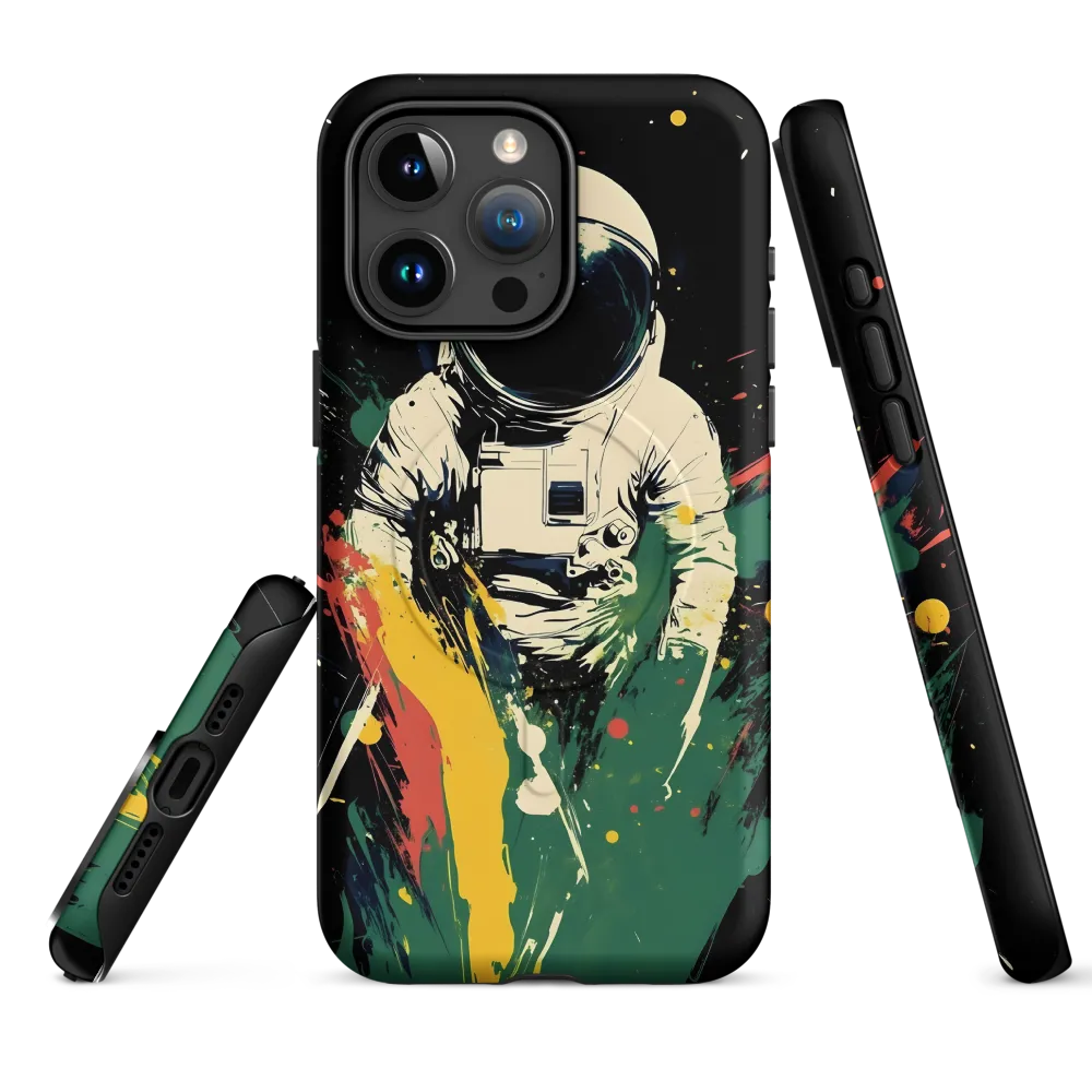 Cosmic Splash: The Astronaut's Journey