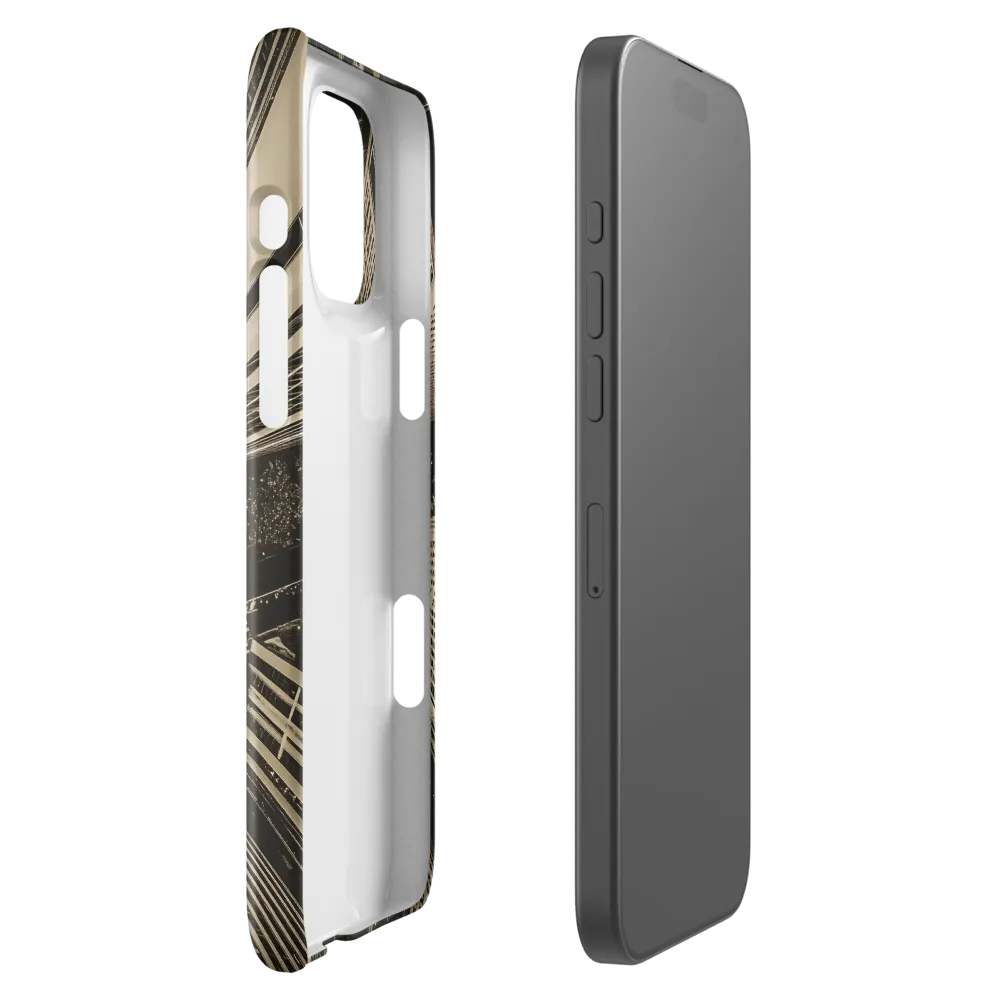 Urban Symphony: Aerial Perspective of City Life | Phone Case |  16 Pro Max | Snap Case | Glossy