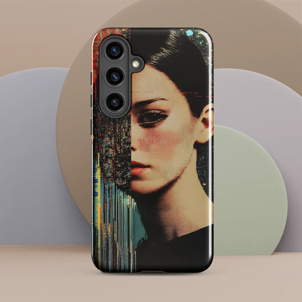 Half-Light: Glitched Portrait