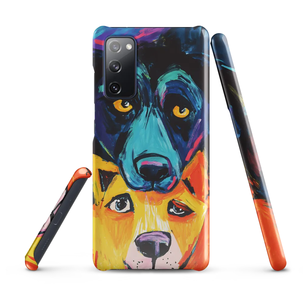Vibrant Companions: An Expression of Canine Spirit