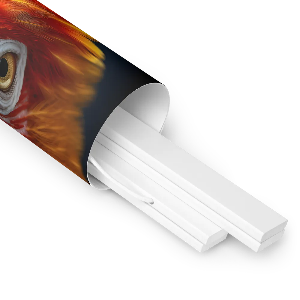 The Fiery Gaze of the Parrot