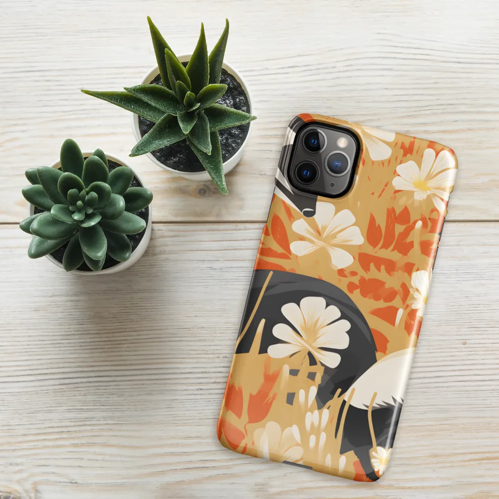 Whimsical Badgers in Bloom