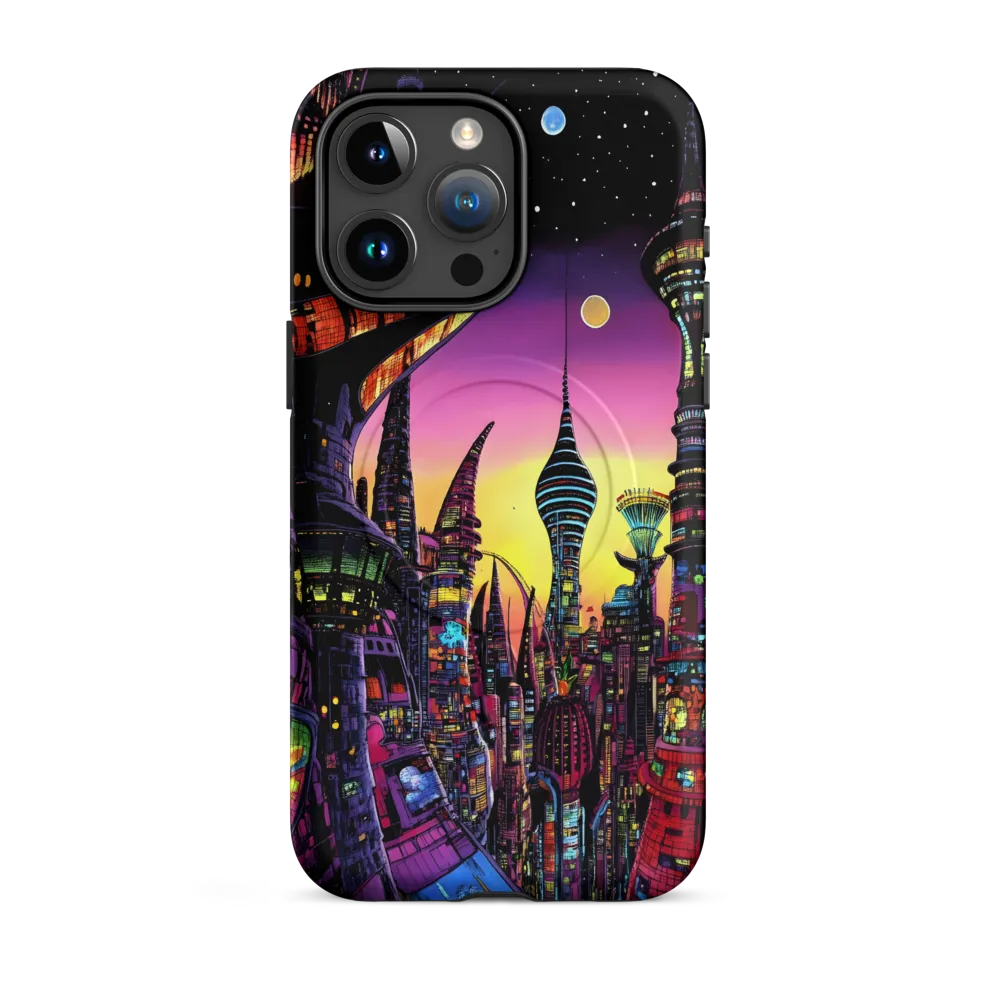Futuristic Cityscape at Dusk