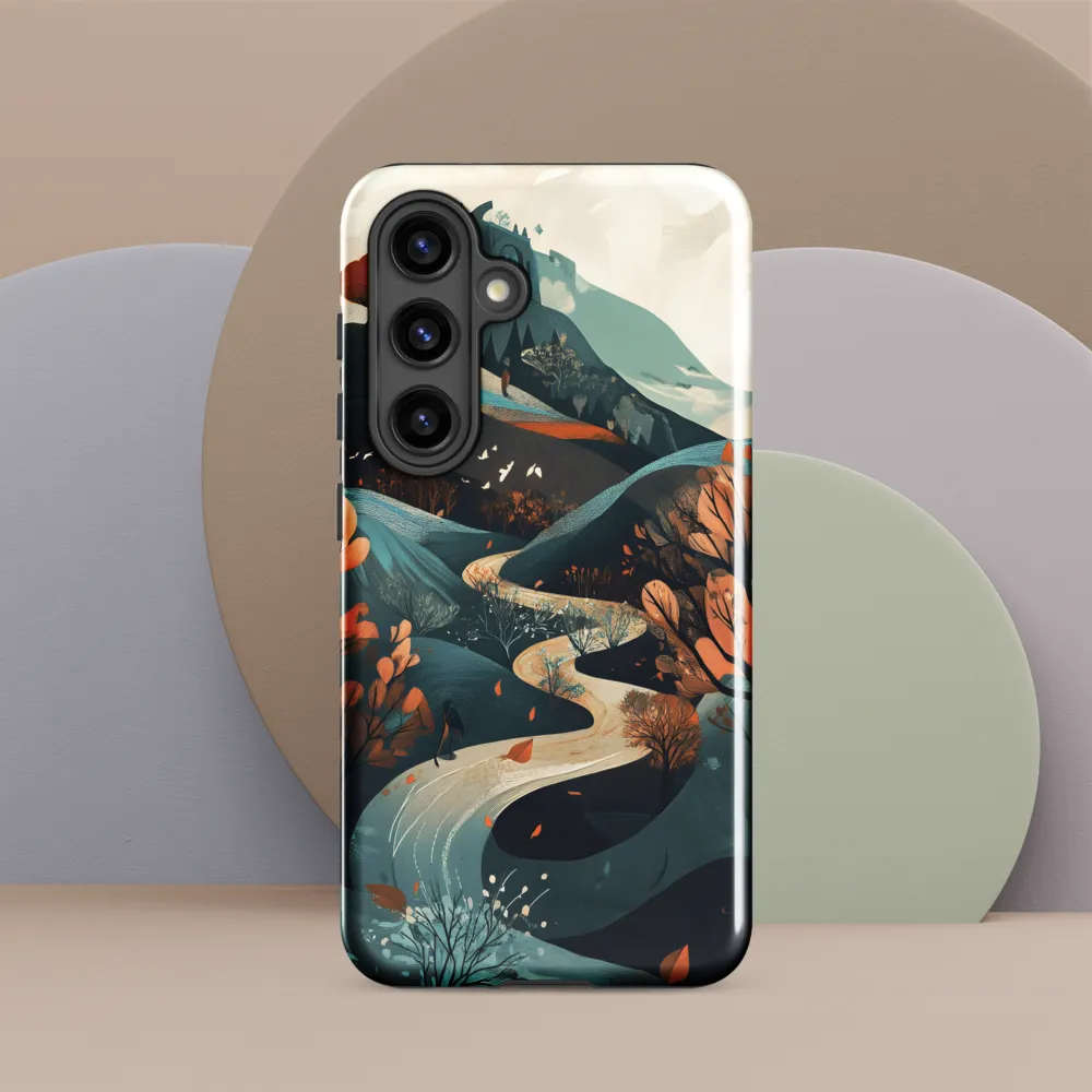 Whispers of Autumn: A Serene Journey | Phone Case |  S24 | Tough Case | Glossy
