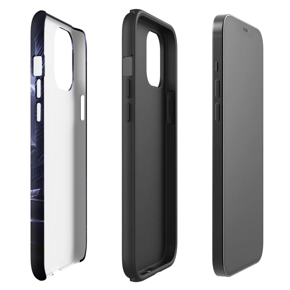 Stormy Cityscape: Shadows of the Night | Phone Case |  12 Pro Max | Tough Case | Matte