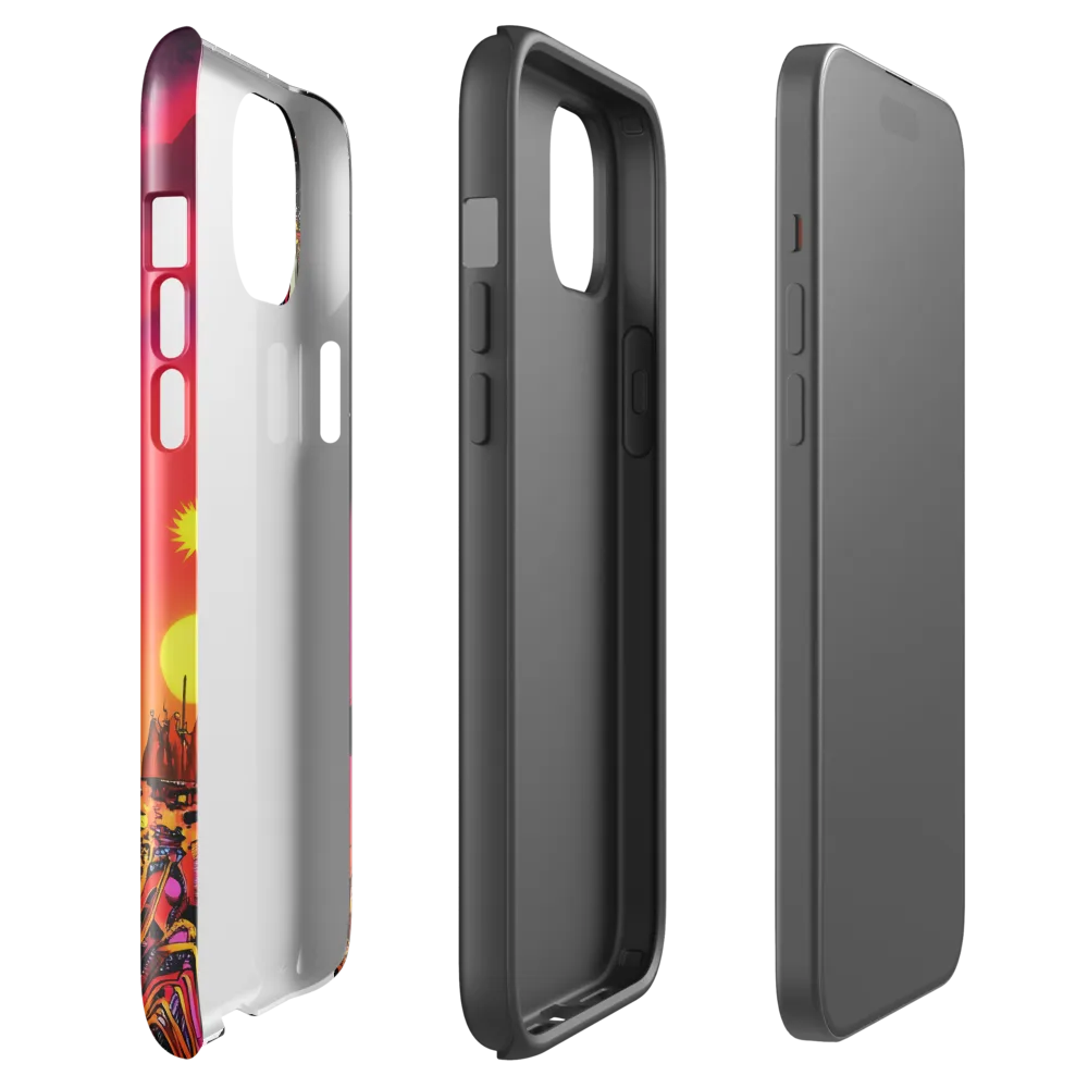 Futuristic Sentinel | Phone Case |  15 Plus | Tough Case | Glossy