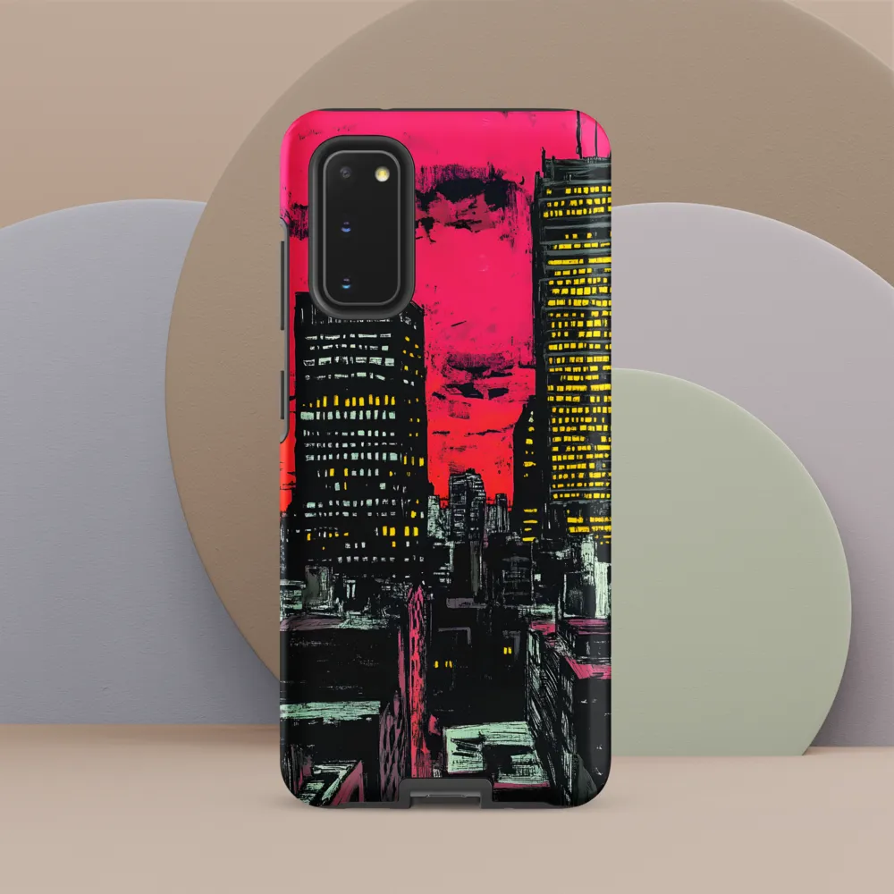 Urban Pulse at Dusk | Phone Case |  S20 | Tough Case | Matte