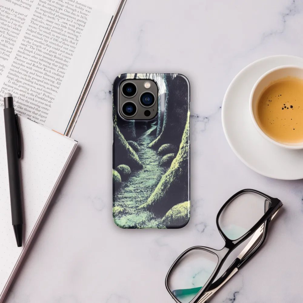 Whispers of the Tranquil Pathway | Phone Case |  14 Pro | Snap Case | Glossy