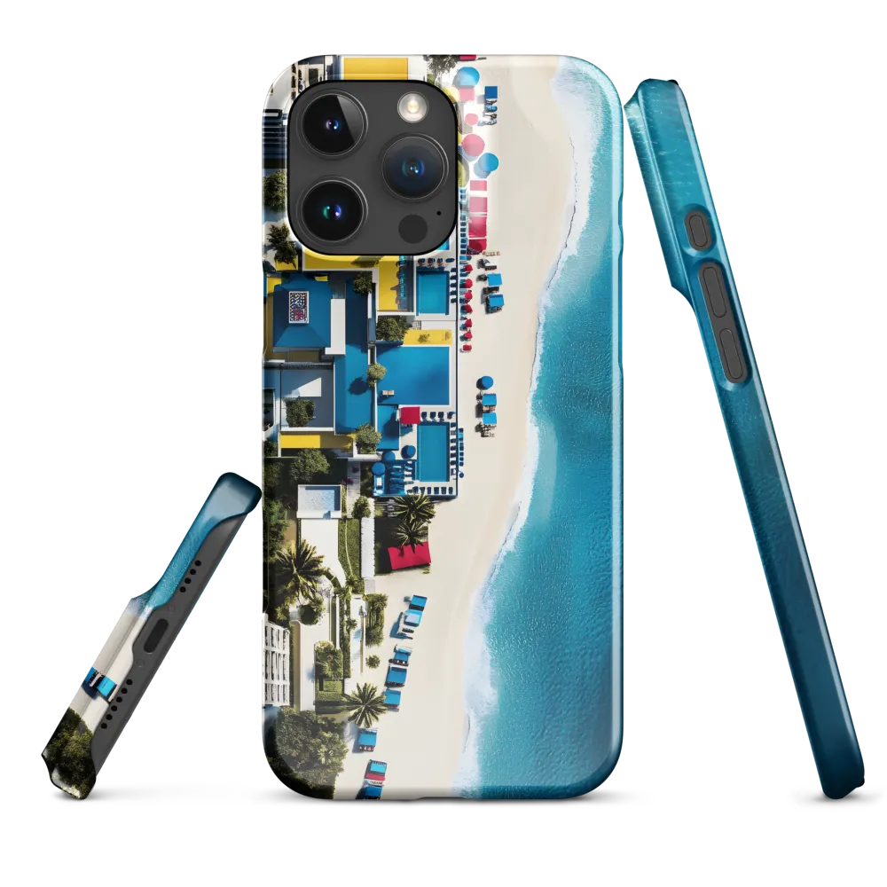 Coastal Harmony: An Aerial Oasis | Phone Case |  16 Pro Max | Snap Case | Glossy