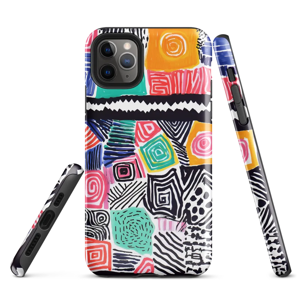 Rhythms of Color and Form | Phone Case |  11 Pro Max | Tough Case | Glossy