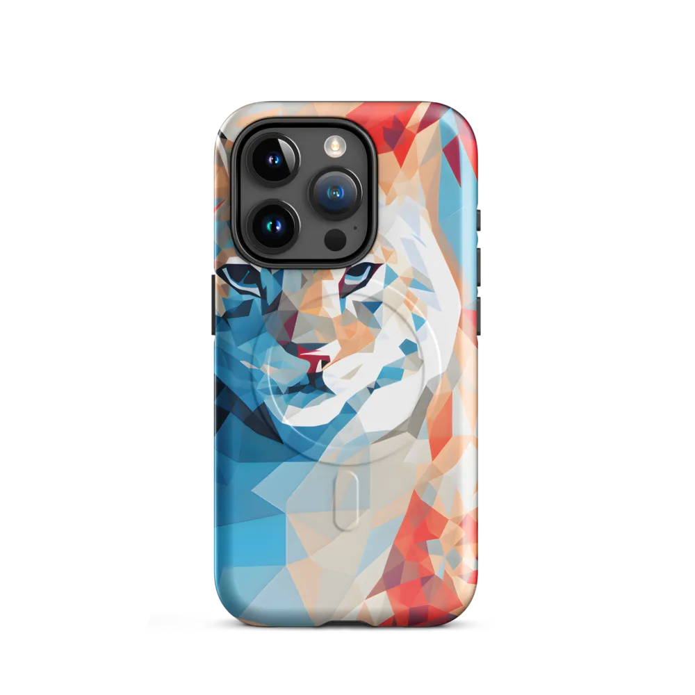 Facets of Feline Wonder | Phone Case |  15 Pro | MagSafe® Tough Case | Glossy