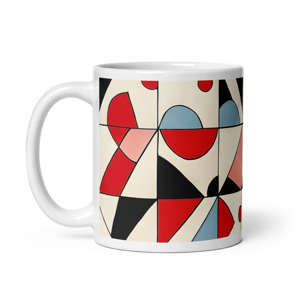 Dynamic Geometric Harmony | Mug with White inside | 11 oz