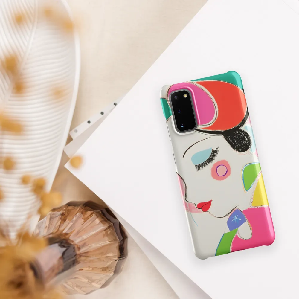 Whimsical Portrait in Colorful Abstraction