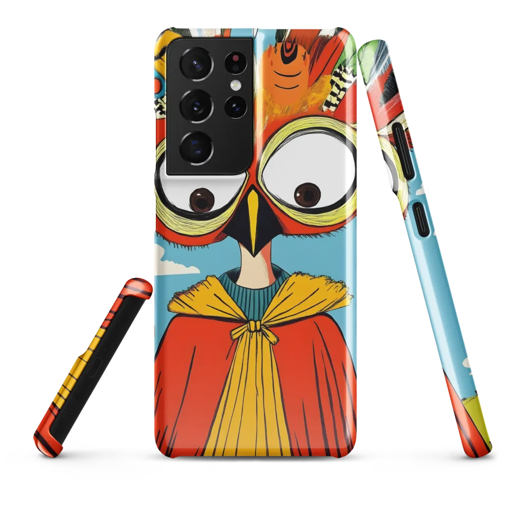 A Whimsical Encounter: The Owl-Human Fusion