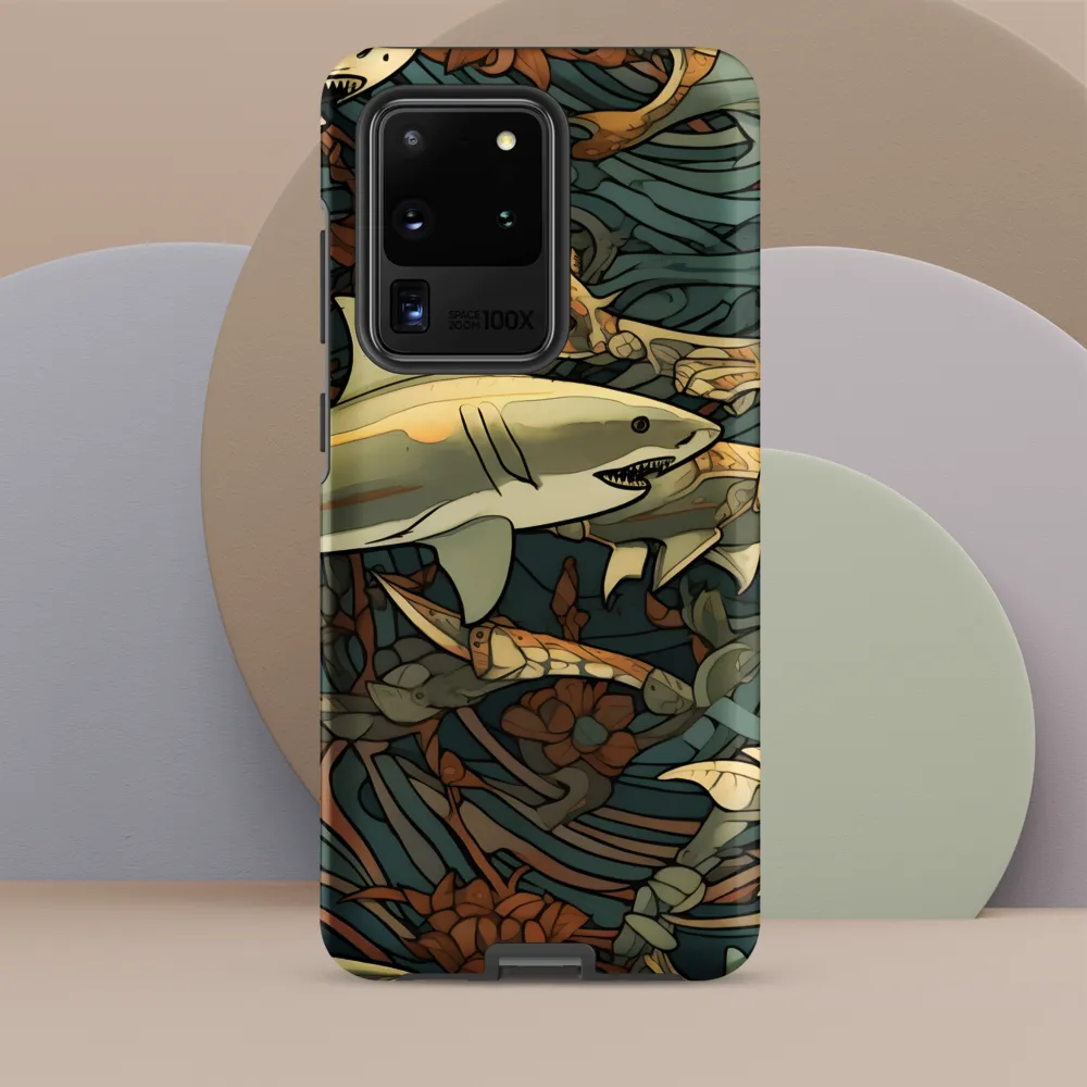 Dynamic Harmony of Sharks and Flora