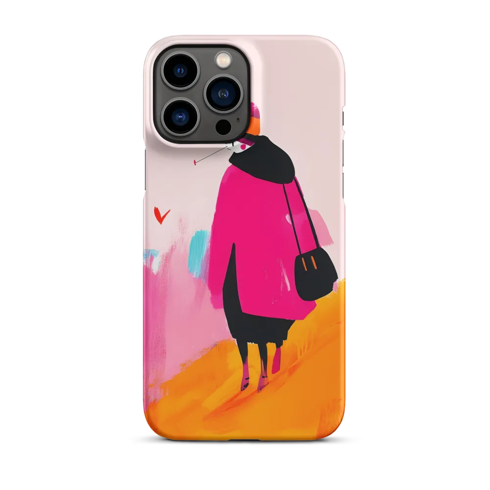 Wanderer in Pink | Phone Case |  13 Pro Max | Snap Case | Matte