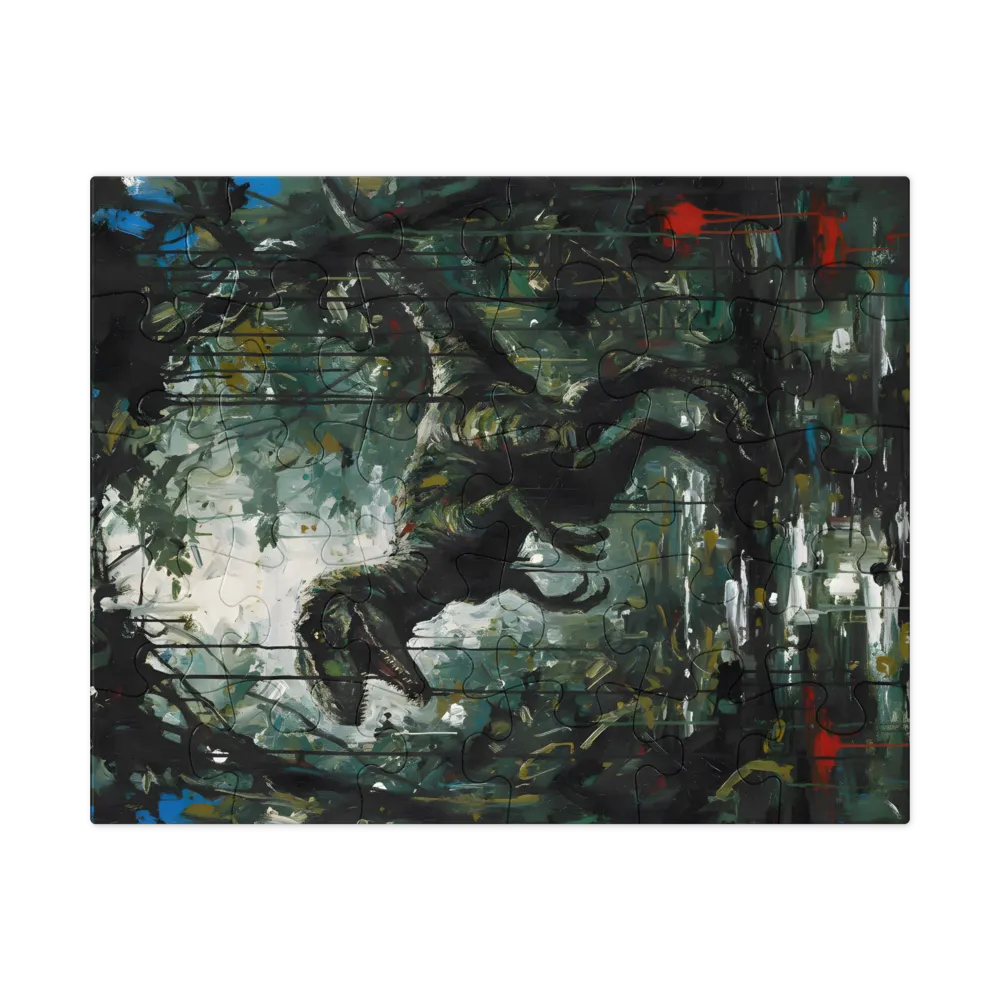 Jungle Raptor 
 Jigsaw Puzzle in Tin Box