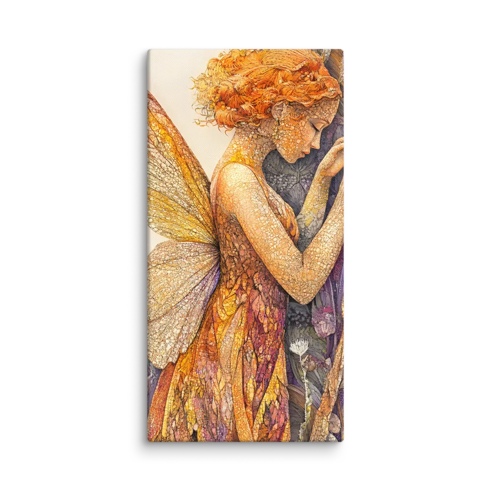 Whispers of the Frosted Meadow | Canvas | 10″×20″