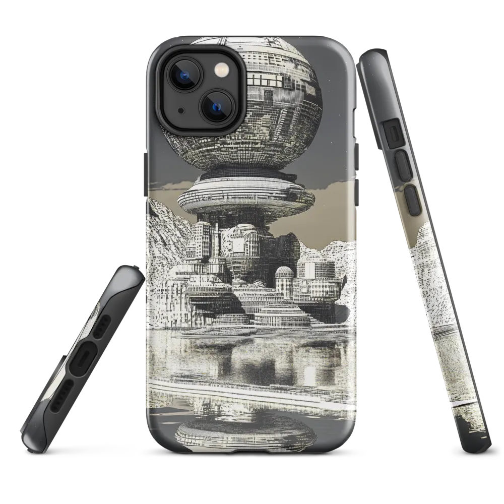 Reflections of a Futuristic Dreamscape | Phone Case |  14 Plus | Tough Case | Glossy