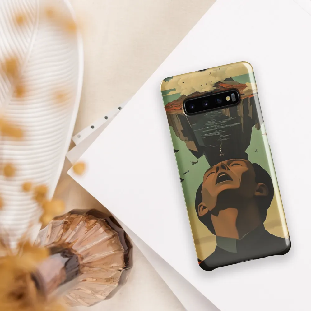 Awakening Thoughts: A Surreal Journey | Phone Case |  S10 Plus | Snap Case | Glossy