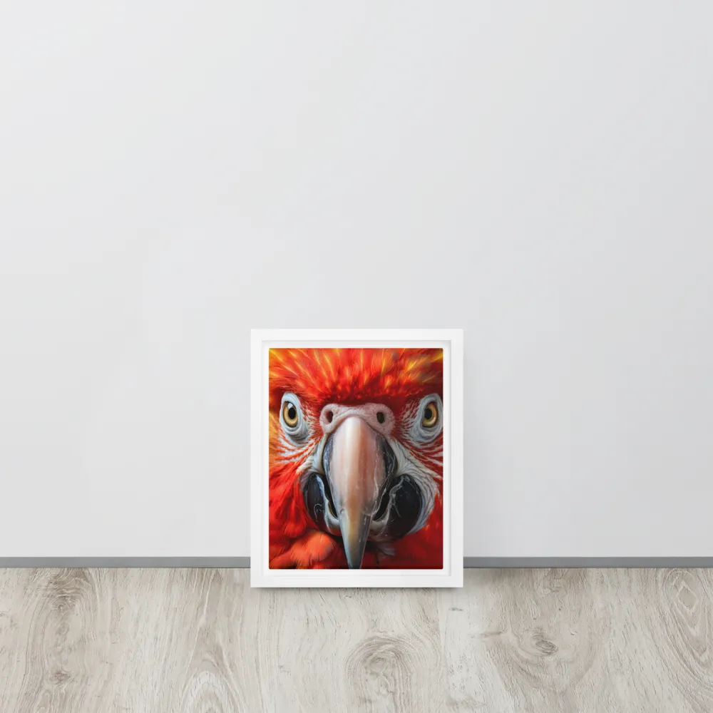 The Fiery Gaze of the Parrot