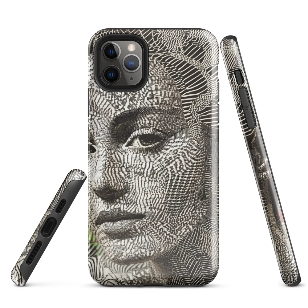 Intricate Patterns of the Human Face | Phone Case |  11 Pro Max | Tough Case | Glossy