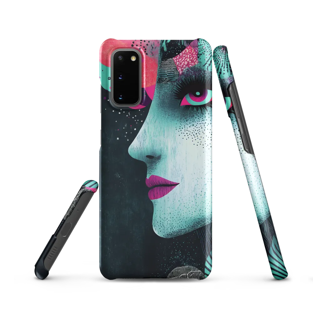 Mystical Beauty in Blue and Pink | Phone Case |  S20 | Snap Case | Matte