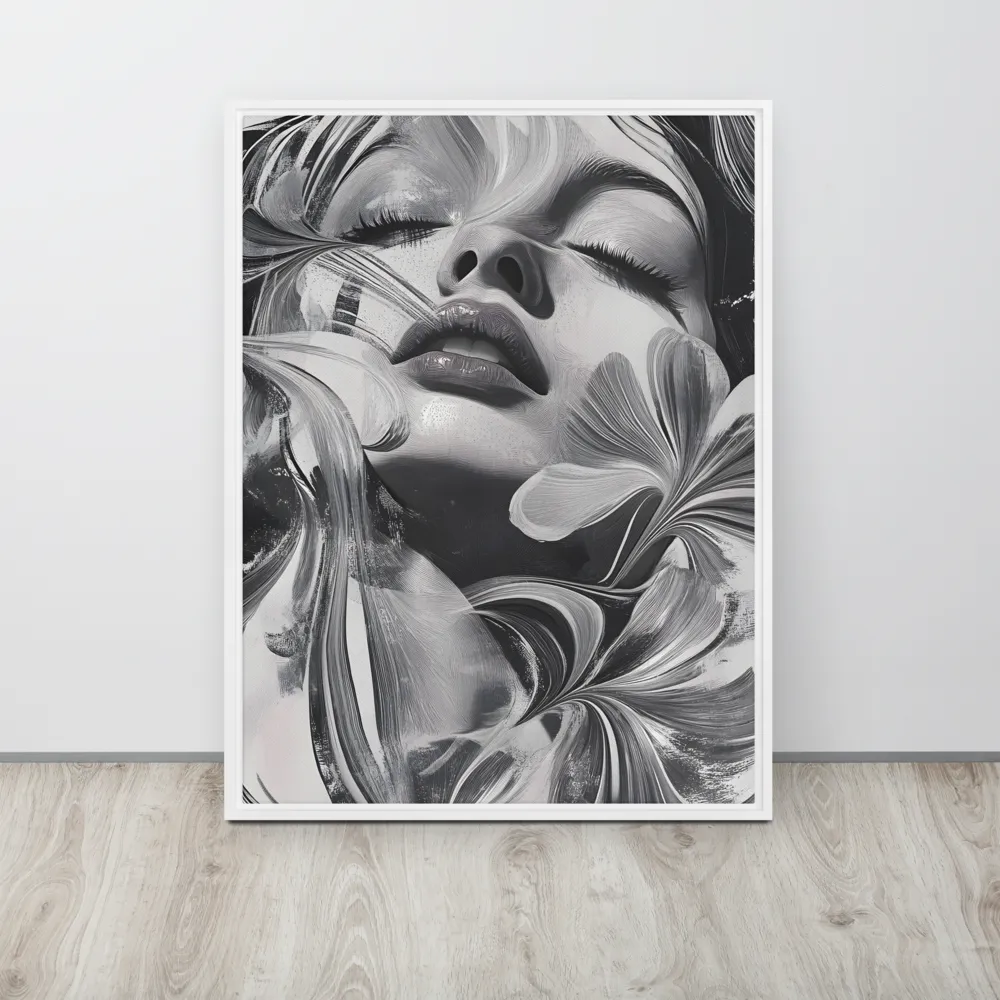 Harmony of Flows | Canvas with White Frame | 24″×32″