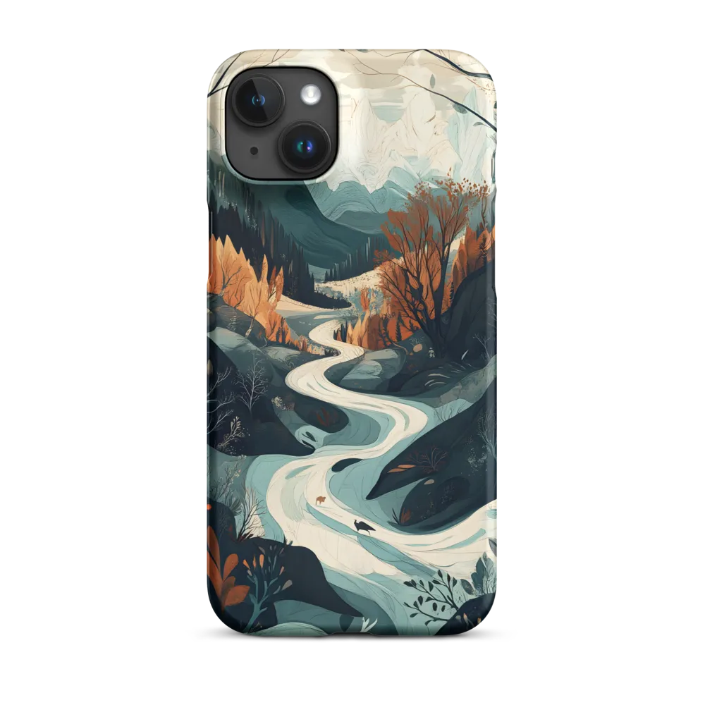 Winding Serenity: A Digital Landscape