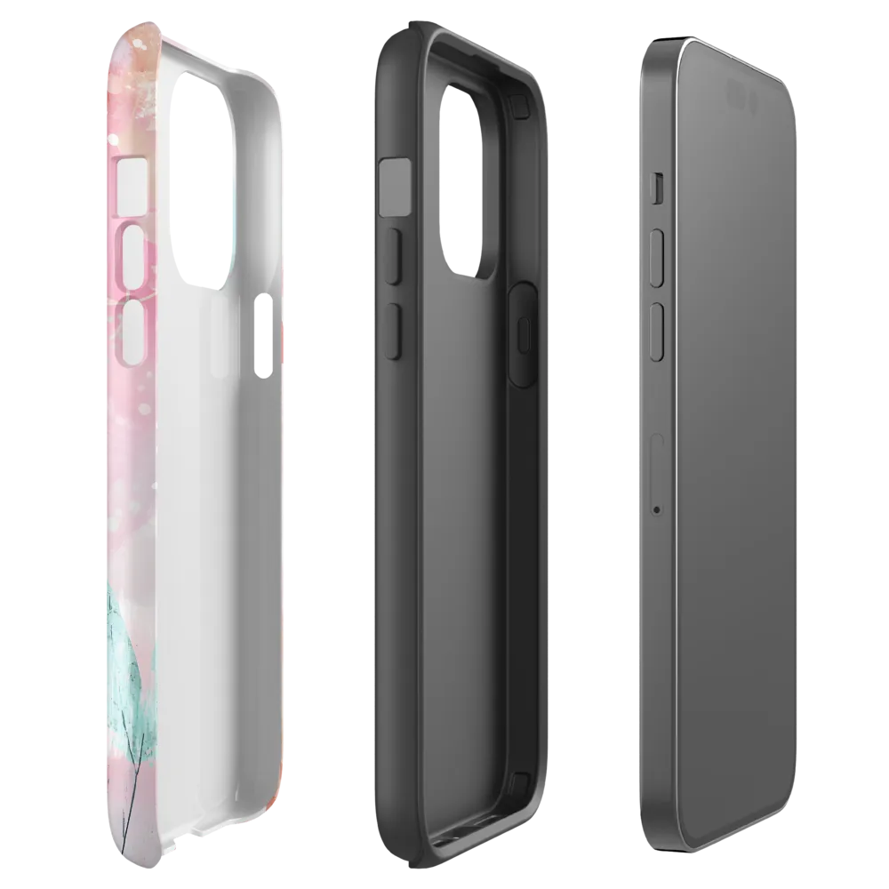 Whimsical Elegance: An Elephant's Serenade | Phone Case |  14 Pro Max | Tough Case | Matte