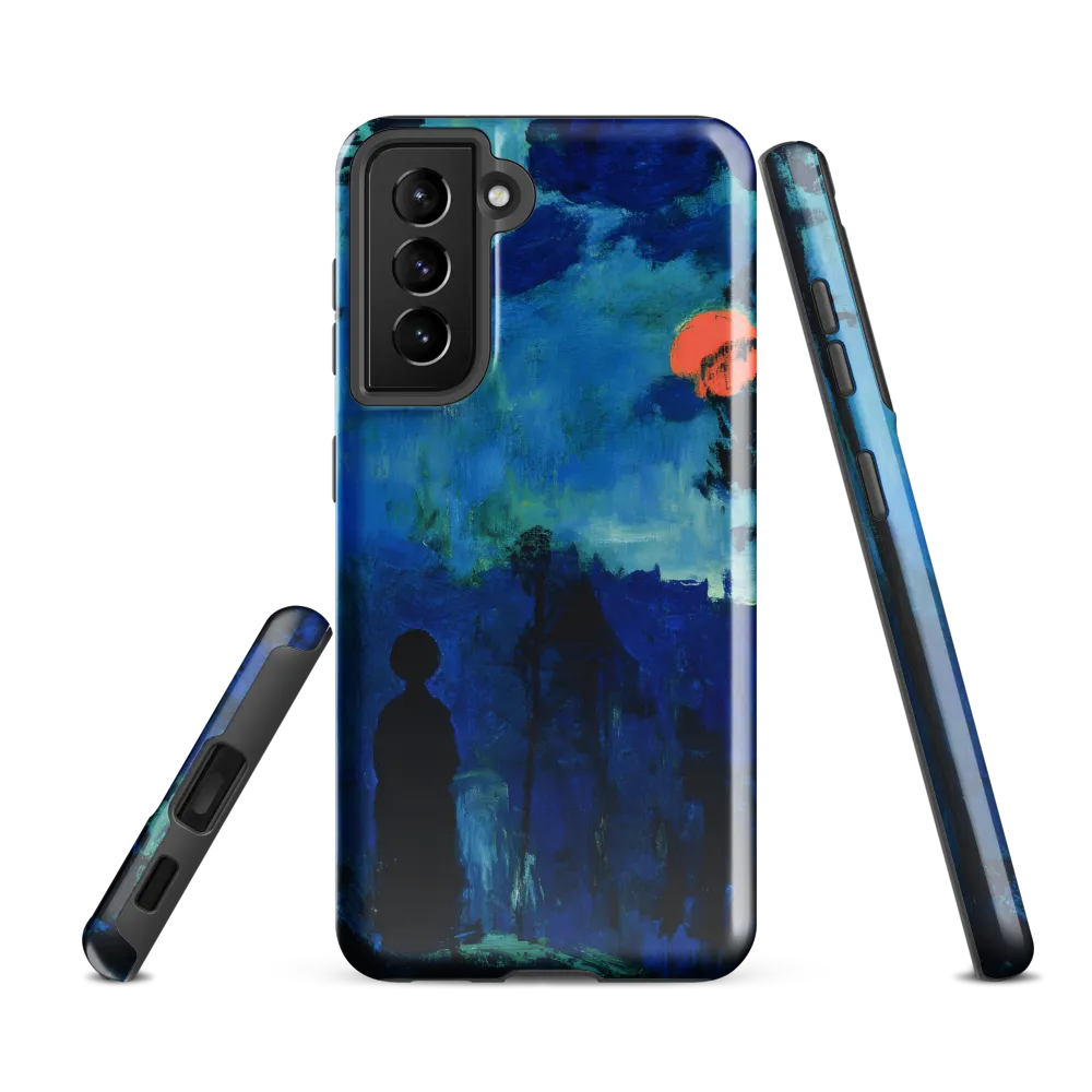 Solitude in Blue | Phone Case |  S21 FE | Tough Case | Glossy
