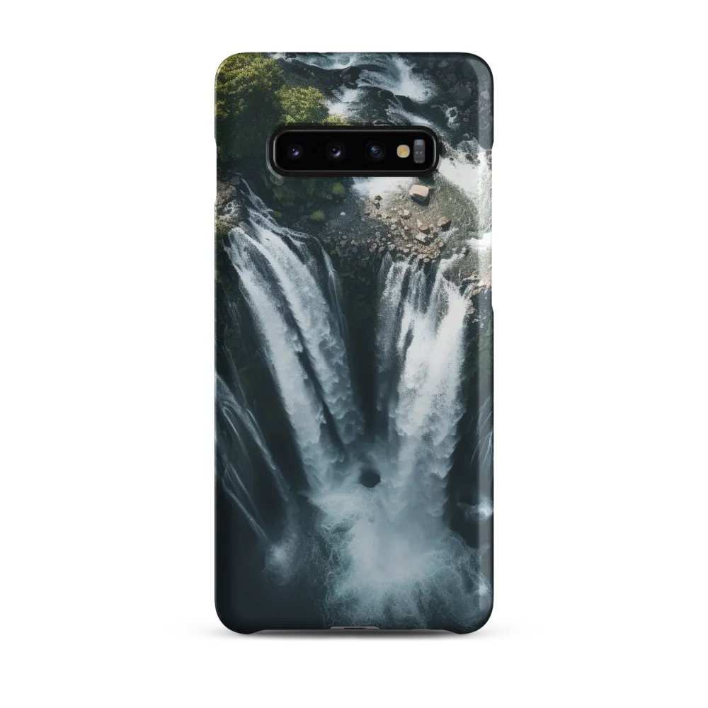 Nature's Power: The Cascading Waterfall | Phone Case |  S10 Plus | Snap Case | Matte