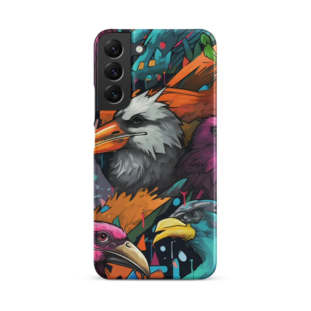 Avian Vortex: A Celebration of Color and Form | Phone Case |  S22 Plus | Snap Case | Matte