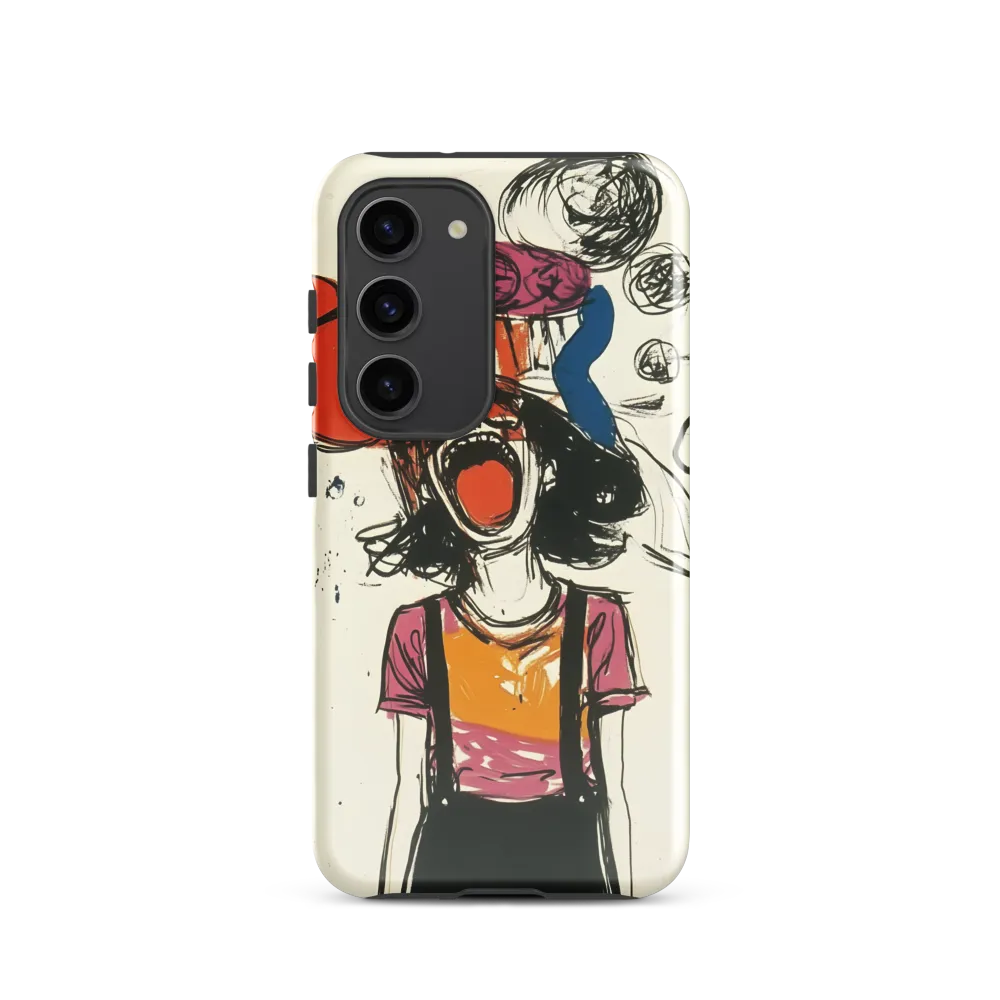 Echoes of Anguish | Phone Case |  S23 | Tough Case | Glossy