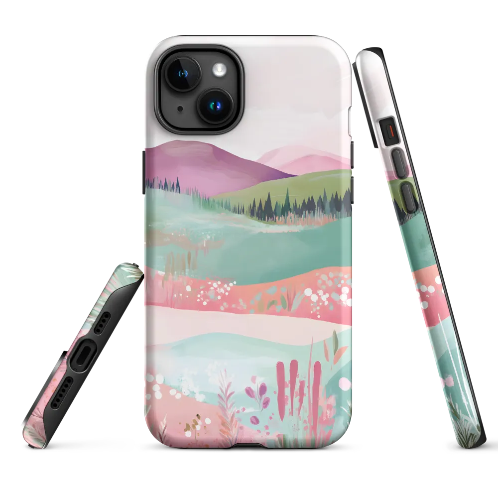 Pastel Meadow, Layered Hills
