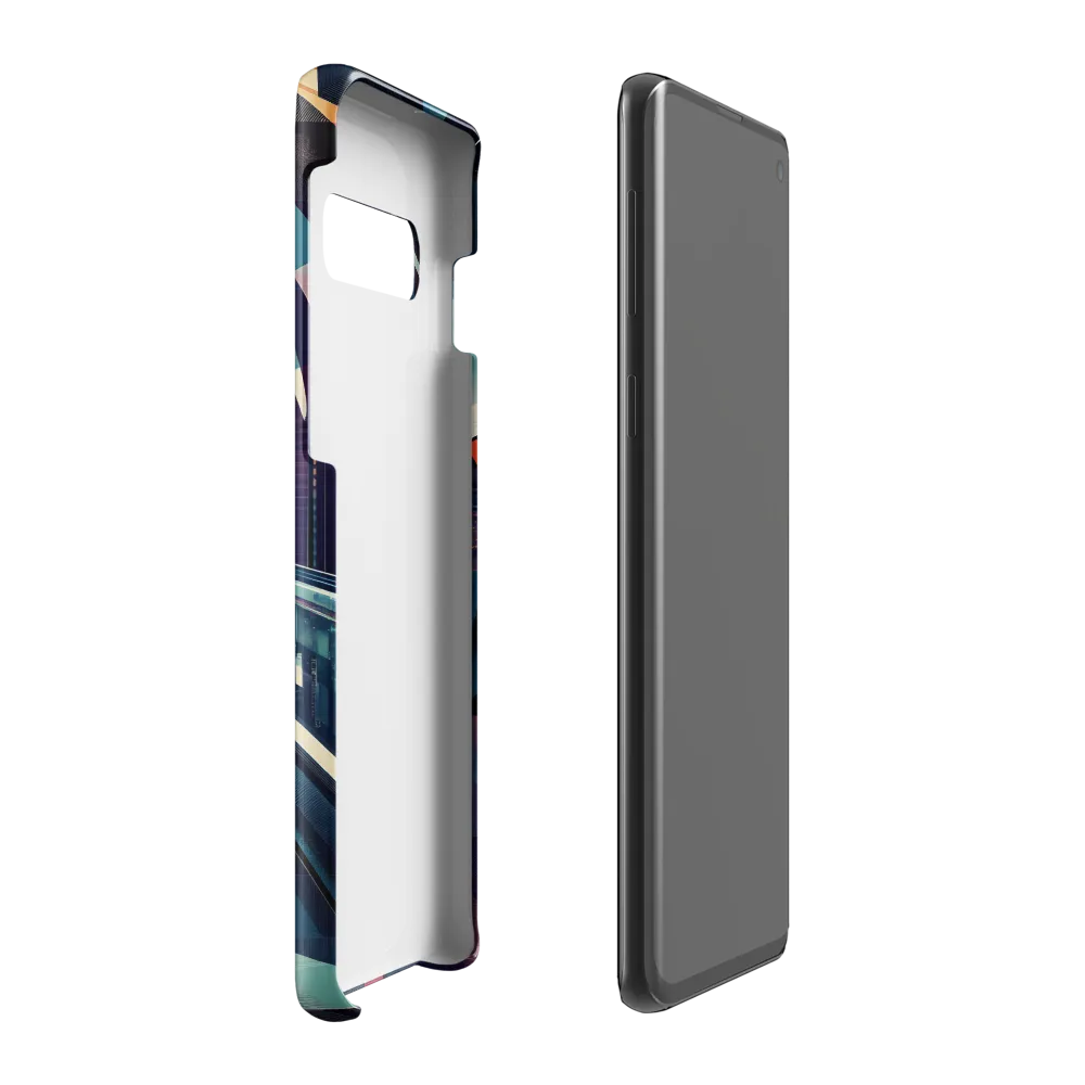 Reflections in a Futuristic Tunnel | Phone Case |  S10 Plus | Snap Case | Glossy