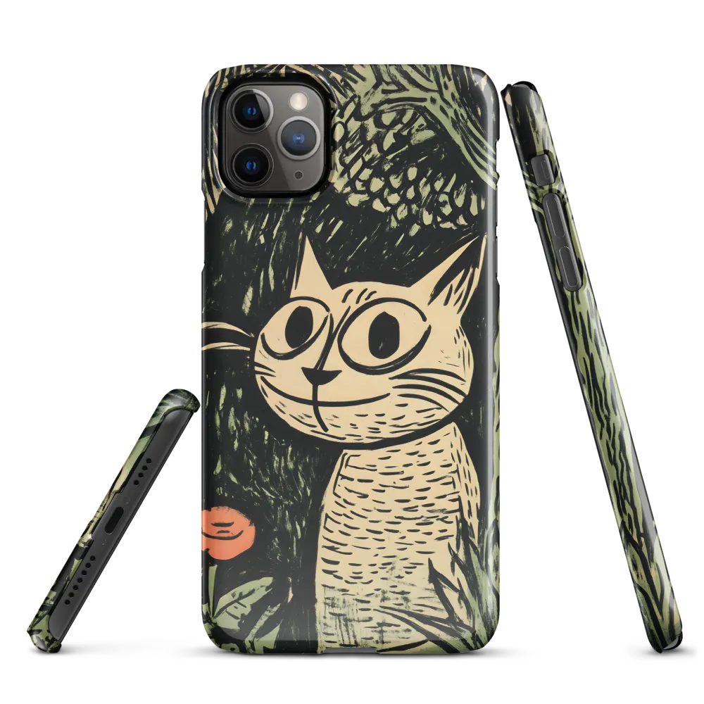 Whimsical Cat in the Forest | Phone Case |  11 Pro Max | Snap Case | Glossy