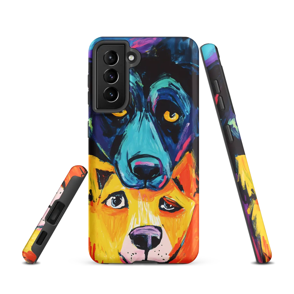 Vibrant Companions: An Expression of Canine Spirit