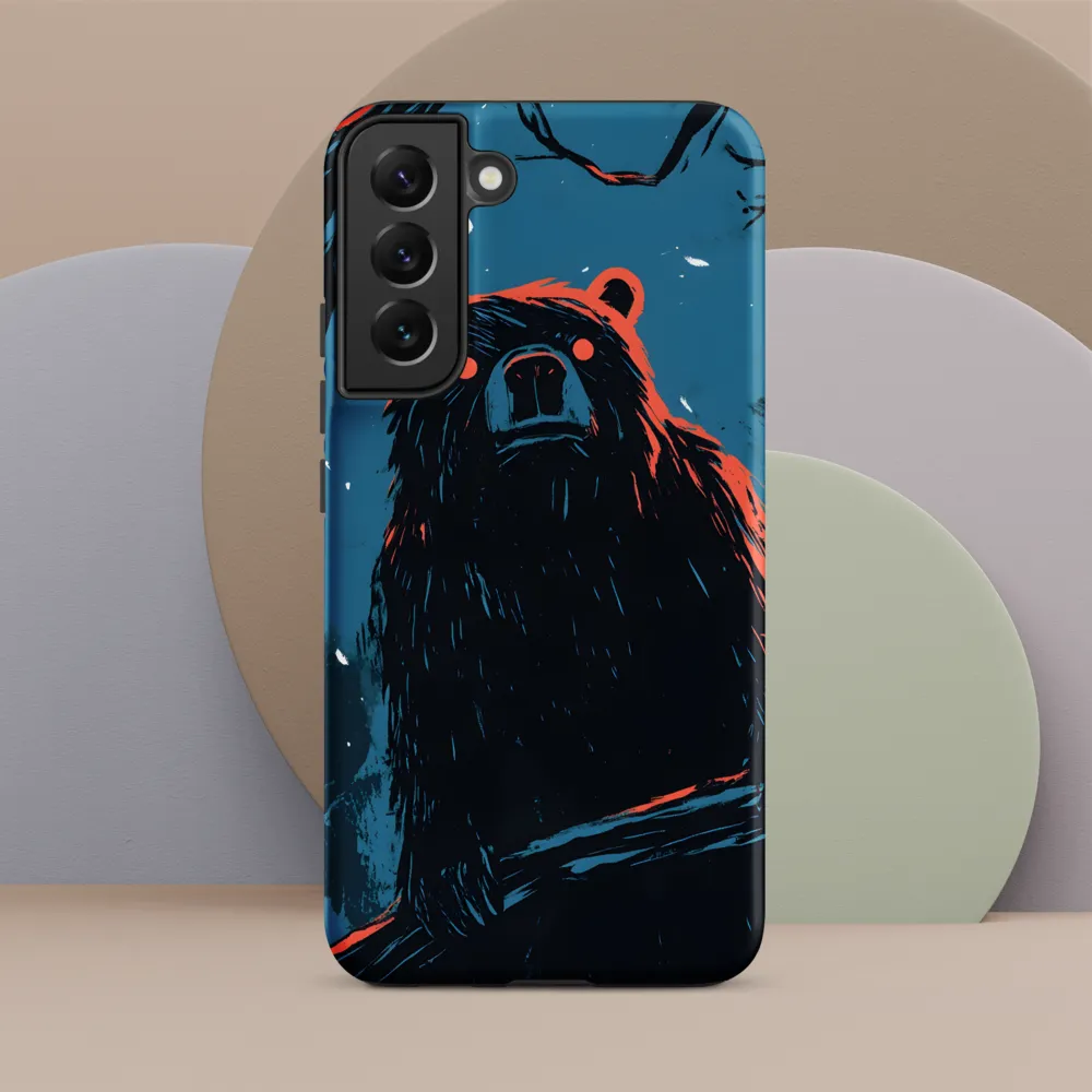 Eerie Majesty: A Bear in the Night
