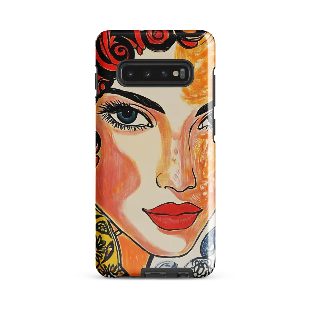 Fiery Elegance | Phone Case |  S10 Plus | Tough Case | Glossy