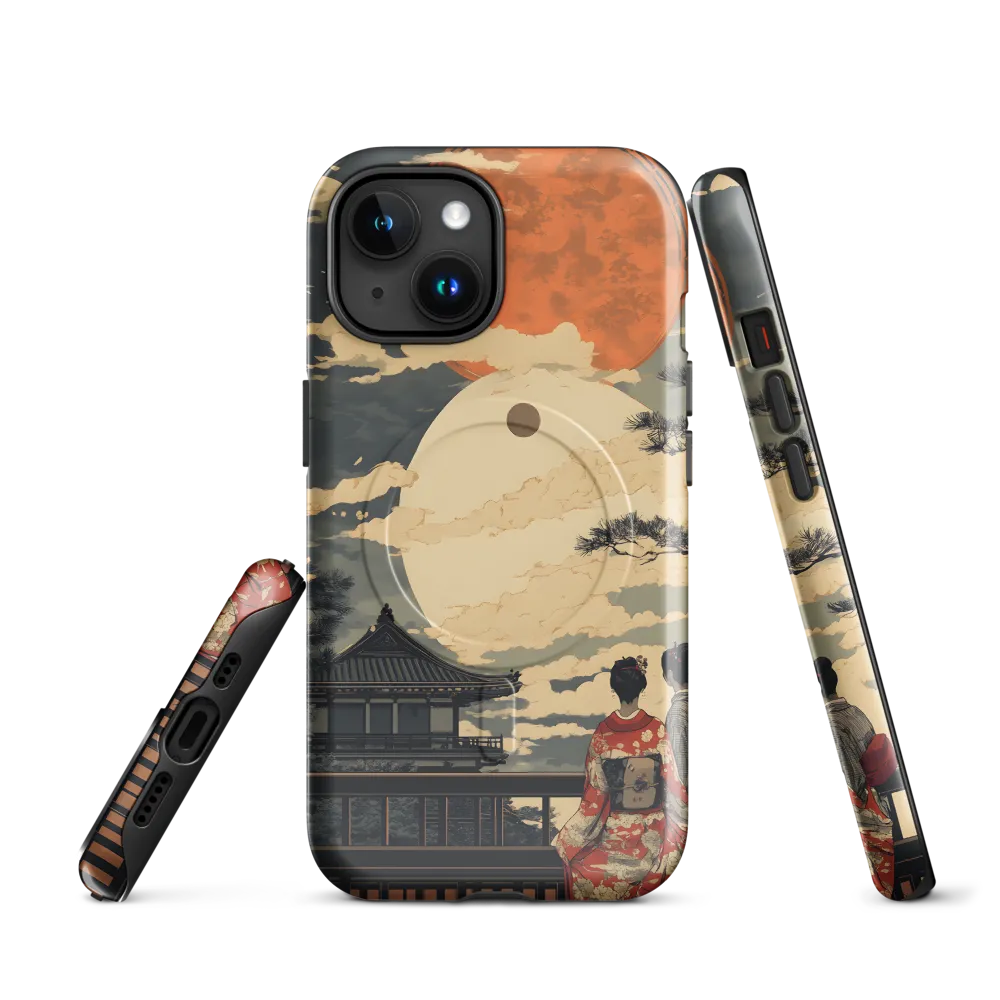 Under the Embrace of the Moon | Phone Case |  15 | MagSafe® Tough Case | Glossy