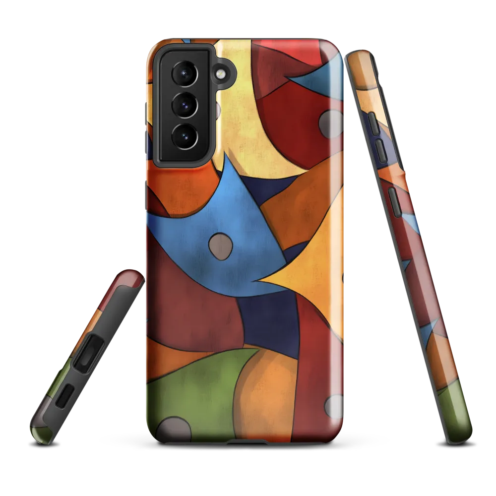 Vibrant Interplay of Shapes