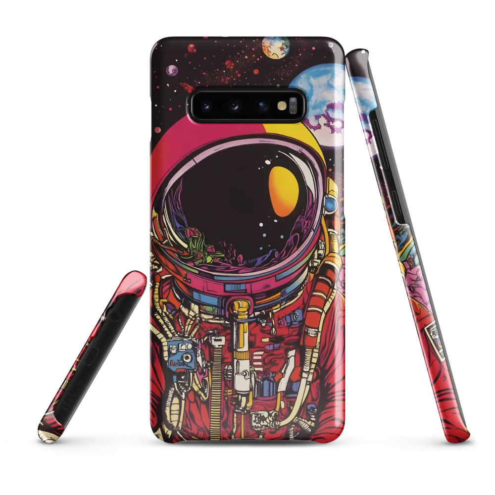 Cosmic Journey: An Astronaut's Exploration | Phone Case |  S10 Plus | Snap Case | Glossy