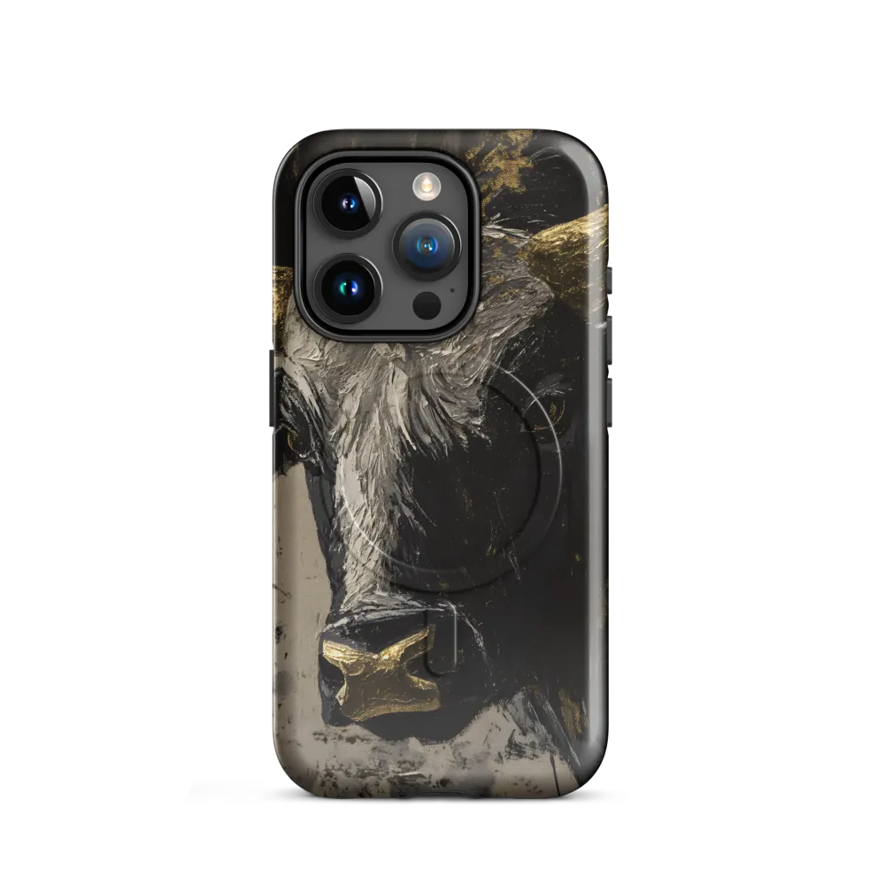 Majestic Bull: The Power in Black and Gold
