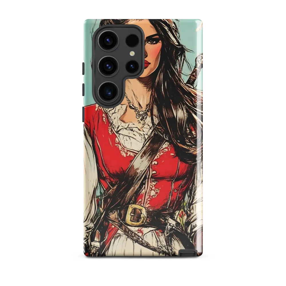 Fearless Pirate Queen | Phone Case |  S23 Ultra | Tough Case | Glossy