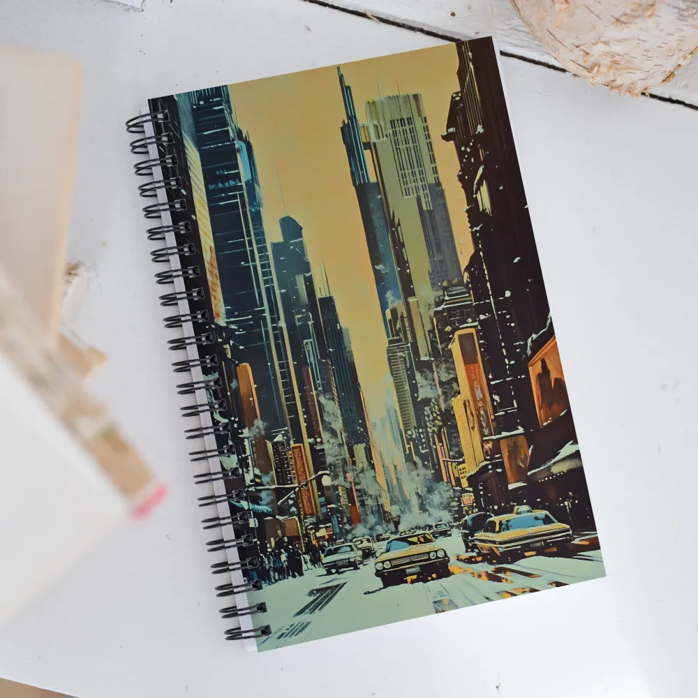 Urban Winter Symphony | Spiral Notebook