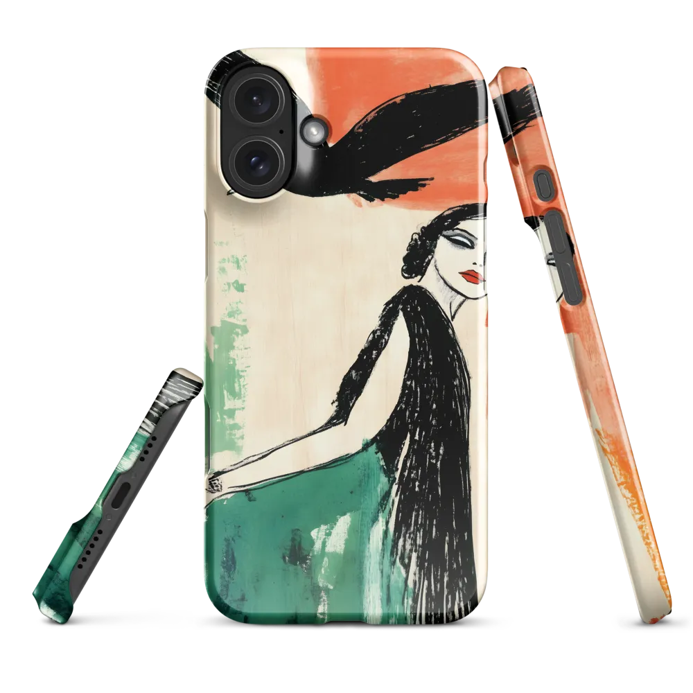 Elegance in Flight | Phone Case |  16 Plus | Snap Case | Glossy