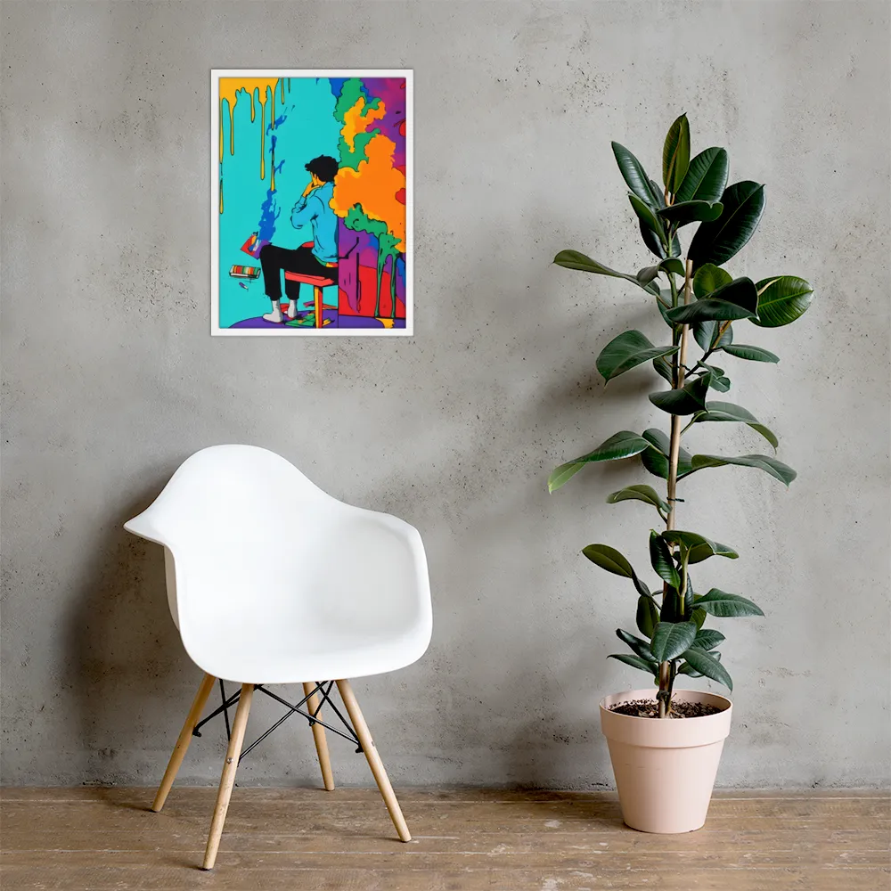 The Artist Within | Poster with White Frame | 18″×24″